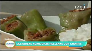 ACHOJCHA RELLENA  Cocinero Alexander Ayala [upl. by Itnahs]