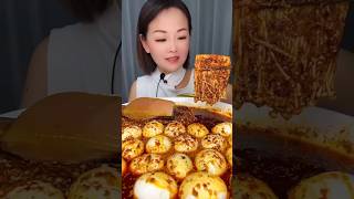 먹방 먹는 소리 Enoki Mushrooms amp Boiled Eggs Eating asmr mukbang eating 237 [upl. by Sloatman511]