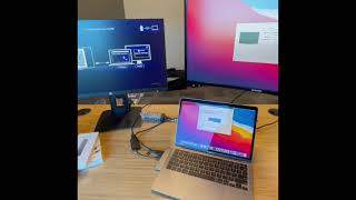 Extended Display Dual Monitor for MacBook Pro M1  Solution under 5000 [upl. by Atiekan63]