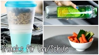 Gesunde Snack Ideen für SchuleampUni  Kisu [upl. by Torrence]