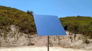 Heliostat Movement  LightManufacturing H1 version Version 2  Autonomous Sun Tracking Mirror [upl. by Iorgo]