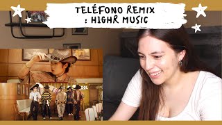 TELÉFONO Remix  pH1 HAON Woodie Gochild Jay Park SikK TRADE L Big Naughty REACTION [upl. by Yhtur211]