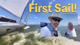 First SAIL and Boat TOUR Enksail Orion 49 ALUMINUM Sailboat  EP 253 [upl. by Tanberg982]