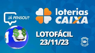 Resultado da Lotofácil  Concurso nº 2961  23112023 [upl. by Michaeu]