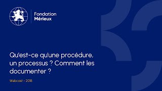 Questce quune procédure un processus  Comment les documenter [upl. by Orrin]