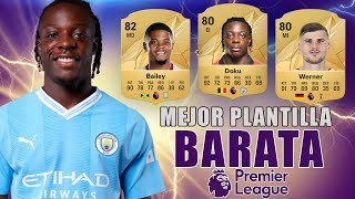 MEJOR PLANTILLA BARATA de la PREMIER LEAGUE para EMPEZAR en EA FC 25 ULTIMATE TEAM [upl. by Thom]