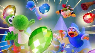 Yoshis Crafted World 100 Walkthrough Part 1  Sunshine Station amp Yarcctopus Docks [upl. by Benedict950]