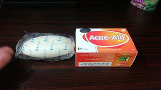 Which is the best soap for acne Acne Aid Soap review in Urdu  Asma Health and beauty Secrets [upl. by Ttennej]