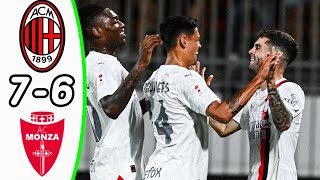 AC Milan  Monza 11 65 Penalty  All Goals amp Highlights [upl. by Thorn693]