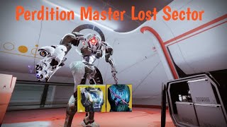 Perdition Master Lost Sector Hunter Gameplay [upl. by Enidlarej]