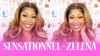 Sensationnel Synthetic Cloud9 What Lace Wig  ZELENA EBONYLINECOM [upl. by Nolyk]