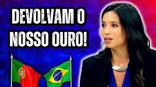 JORNALISTA BRASILEIRA HUMILHADA NA TELEVISÃO PORTUGUESA [upl. by Lorrimor]