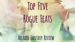 Top 5 Rogue Feats  DnD 5e [upl. by Nick]