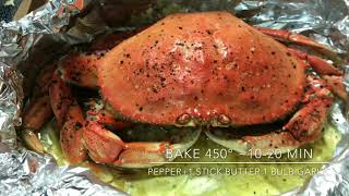 Quick Video Precooked Roasted Crab [upl. by Kenzie]