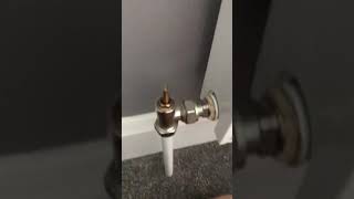 How to adjust the lockshield valve on a radiator [upl. by Aelat]