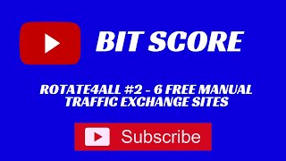 Rotate4all 2  6 Free Manual Traffic Exchange Sites For Rotate4all PTP Links [upl. by Gisser]