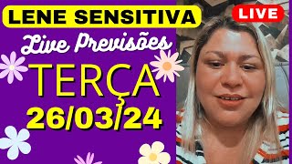 LENE SENSITIVA LIVE 2 👈 PREVISÕES SEGUNDA 250324 💖🙏 lenesensitiva bbb24 [upl. by Marino]