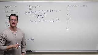 Introduction to Series and Summation Notation Precalculus  College Algebra 68 [upl. by Nnylsor]