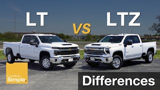 2024 Chevy Silverado 25003500HD LT vs LTZ  Differences Explained [upl. by Guenevere]