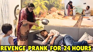 Revenge Prank for 24 Hours  Gussay Main TShirt Phar Di 🤣 [upl. by Aihtnys765]