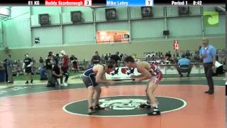 Mens Freestyle 61 KG Buddy Scarborough vs Mike Labry [upl. by Hareehahs]