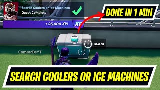 Search Coolers or Ice Machines Fortnite Locations [upl. by Oswald]