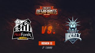 Circuito Desafiante 2020 1ª Etapa  Fase Regular  Santos Esports x Havan Liberty 3º Turno [upl. by Karim]