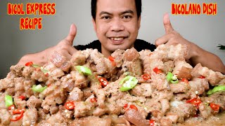 Bicol Express  Bicolanos Dish  Recipe  ASMR MUKBANG [upl. by Efal]