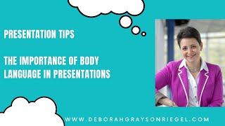 The Importance of Body Language in Presentations [upl. by Hickie834]