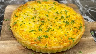 Quiche Sans pâte feuilletée Sans pâte brisée 🥧 Meilleur goût 3 fois moins calorique 💪🏻 [upl. by Mirilla]