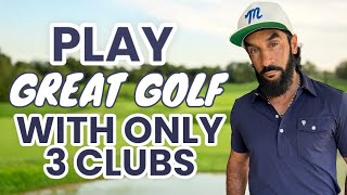 How to play great golf with only 3 clubs with TropicanaEntertainment [upl. by Enutrof415]