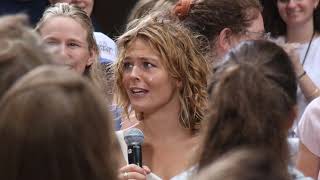 Maggie Rogers Performs at Todays Citi Summer Concert Series at Rockefeller Plaza in NY [upl. by Hotze169]