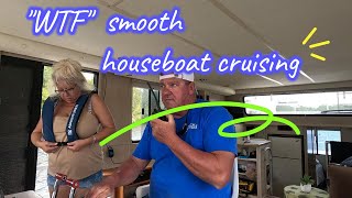 4  Smooth cruising our Houseboat quotWTFquot into the Okeechobee waterway Life on the hook [upl. by Duggan]