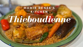 Delicious Thieboudienne Recipe  The ORIGINAL Jollof Rice [upl. by Ahseetal]