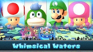 Mario Party 10 Whimsical Waters ◆ Toad vs Spike vs Mario vs Toadette 10 [upl. by Anna-Diane]