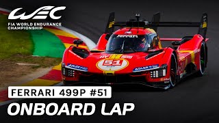 Antonio Giovinazzi x Ferrari Hypercar Onboard at Spa 🔥 I 2023 6 Hours of Spa I FIA WEC [upl. by Nollaf345]