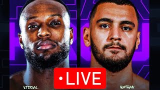 VIDDAL RILEY VS NATHAN QUARLESS FULL FIGHT ROUNDBYROUND COMMENTARY amp LIVE WATCH PARTY [upl. by Annabella607]