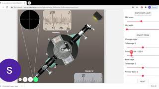 Spectrometer  Refractive Index of Prism Demonstration by DrNSShubhashree Dept of Physics [upl. by Delcina]