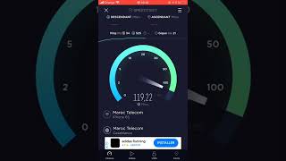 test speed 30 mega orange unlocked avec la carte sim maroc telecom 4G [upl. by Akered929]