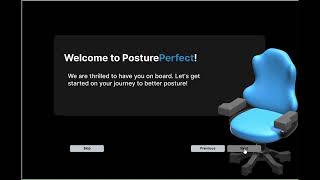 How to Register with PosturePerfect  Bad Posture detection App [upl. by Adnwahsar]