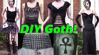 Goth on a Budget Easy DIY Clothing [upl. by Hassadah492]