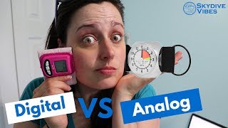 Skydiving Altimeter  Analog vs Digital Altimeter [upl. by Arrehs]