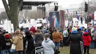 2010 March for Life Washington DCwmv [upl. by Boffa469]