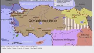 Das osmanische Reich nach dem ersten Weltkrieg Vertrag Sevres 1920 [upl. by Florin695]