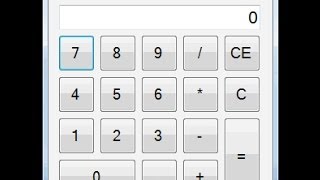 Visual Studio WinForm Windows Calculator Tutorial Example C [upl. by Ursala]