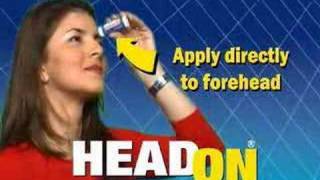 Head On  Annoying Headache Commercial [upl. by Heinrich108]