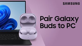 Pair your Galaxy Buds to a PC  Samsung US [upl. by Chaves]