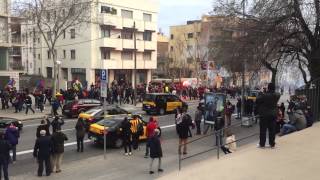 Boixos Noi walk by Camp Nou for El Clásico 32215 [upl. by Graff]