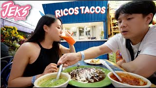 Primera vez en MÉXICO 🇲🇽 Comida MUY DIFERENTE  JEKS ft Jin Coreanos vlog LATAM [upl. by Madison808]