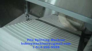 Automatic Pita Splitter for pita Chips or Sandwiches [upl. by Eirotal974]